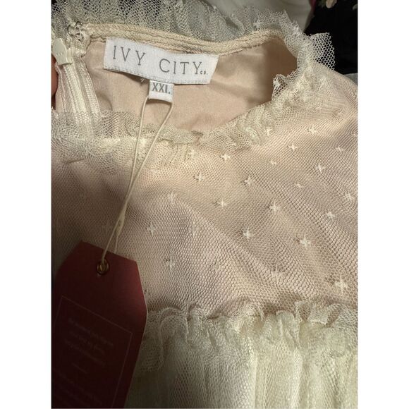 Ivy city co whimsical dress size XXL maxi tulle bridal - NWT - Picture 2 of 8